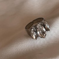 טבעת 3 אבנים- כסף
