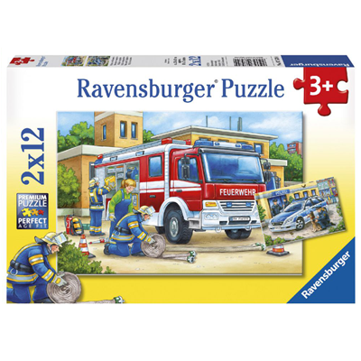 רכבי הצלה 2X12 חלקים RAVENSBURGER