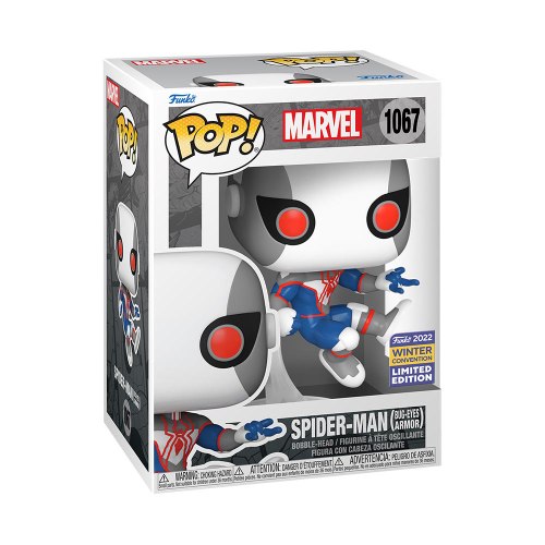 פופ אקסלוסיבי ספיידרמן לבן - POP (SP) Marvel Spiderman Bug-Eyes Armor 1067