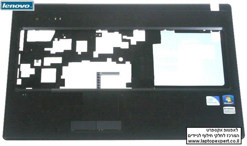 משטח פלסטיק עליון למחשב נייד לנובו כולל משטח עכבר Lenovo G570 palmrest, black, includes touchpad AP0GM000920