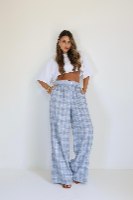 מכנס משבצות talia
