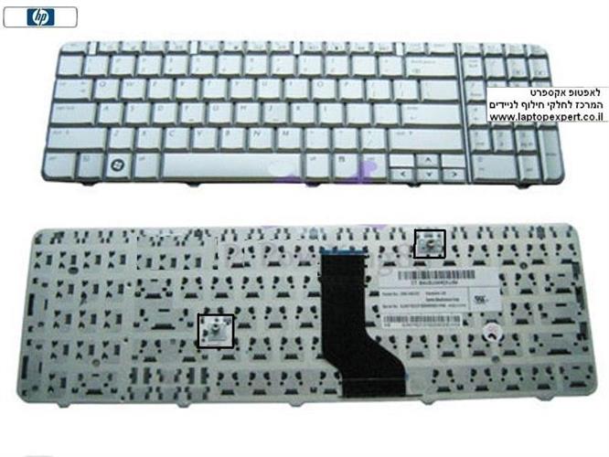 החלפת מקלדת למחשב נייד HP Pavilion G70 / Compaq Presario CQ70 Laptop Keyboard 485424-001 / NSK-H8A01 / 9J.N0L82.A01