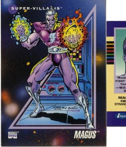 קלף בודד מארוול marvel - magus - Universe Series 3 - 128