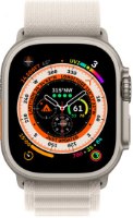שעון חכם Apple Watch Ultra 49mm GPS + Cellular צבע שעון Titanium Case צבע רצועה Starlight Alpine Loo