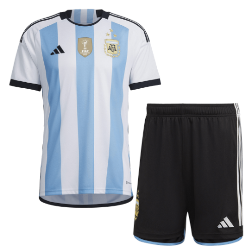 Argentina Three Stars Home Kit Kids