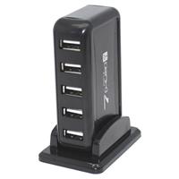 מפצל 7 PORT USB 2.0 אקטיבי כולל חיבור מתח