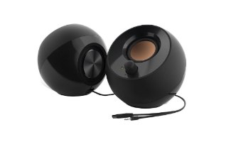 רמקולים creative Pebble modern 2.0 usb desktop speakers לבן/שחור