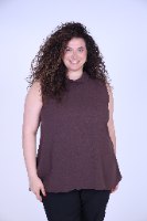 חולצת יולי חומה