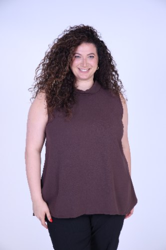 חולצת יולי חומה