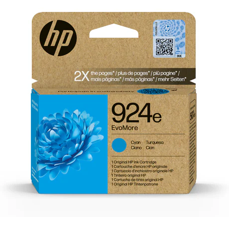 ראש דיו ציאן מקורי HP 924e