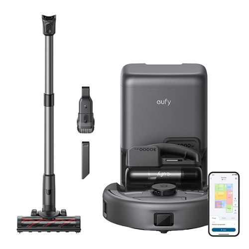 שואב אבק רובוטי משולב בשואב ידני eufy Robot Vacuum 3-in-1 E20 יבואן רשמי
