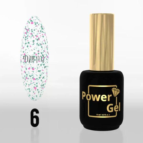 לק ג'ל 6 פאוור ג'ל POWER GEL