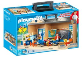 פליימוביל 5941 מזוודת בית הספר ענקית - Playmobil - במבצע!