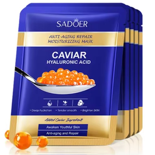 מסכת פנים SADOER דגם קוויאר להזנת העור