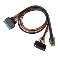 Micro SATA Cables SlimSAS 4-Lane to U.2 (SFF-8639) PCIe
