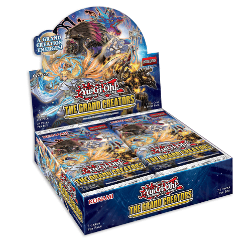 Yu-Gi-Oh GRCR The Grand Creators Booster Box קלפי יו-גי-הו TCG מקוריים בוסטר בוקס היצורים הגדולים