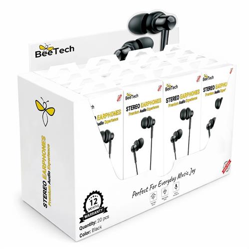 סטנד קופה עם 20 אוזניות Aux דגם X03 מבית BeeTech