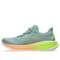 Asics Gel Nimbus 26 Paris Women Cool Grey Safety Yellow ג'ל נימבוס 26 פריז נשים