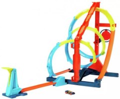 מסלול Hot Wheels Track Builder Unlimited Corkscrew Twist