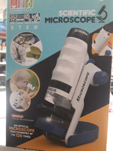 מיקרוסקופ מקצועי בקופסה לילדים