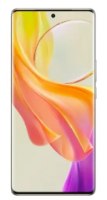 סמארטפון VIVO V29 Lite 5G 8GB+256GB – המכשיר מוצג חזיתית בזווית עם מסך קעור וטפט צבעוני טעינה מהירה