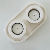 Concrete Candle Duo