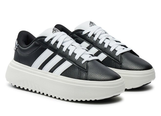 נעלי אדידס לנשים Adidas Grand Court Platform שחור לבן