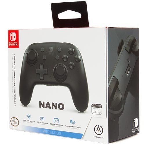 בקר שליטה אלחוטי נאנו נטען Nintendo Wireless Nano Controller Black