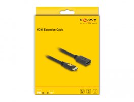 כבל מאריך Delock Extension Cable High Speed HDMI with Ethernet 2 m