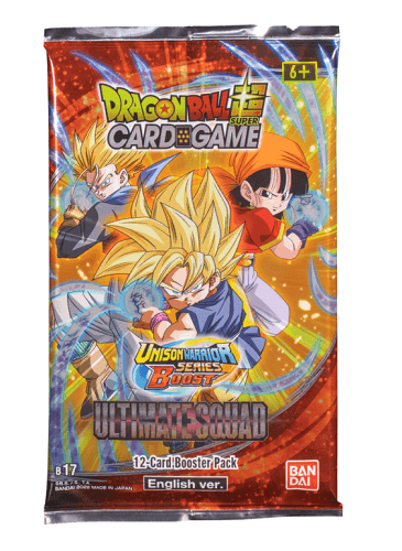 Dragon Ball TCG:B17 Ultimate Squad Card Game Booster Packs קלפי דרגון בול מקוריים חבילת בוסטר