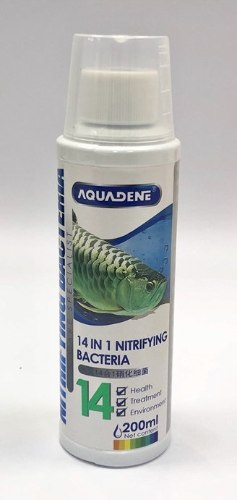 תוסף בקטריות חיוביות לאקווריום 200 מ"ל AQUADENE