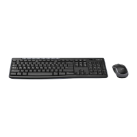 מקלדת ועכבר אלחוטיים Logitech MK270 צבע שחור