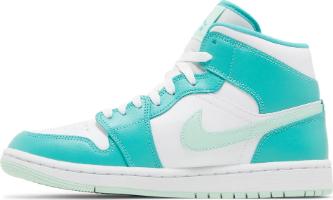 Wmns Air Jordan 1 Mid Marine Green