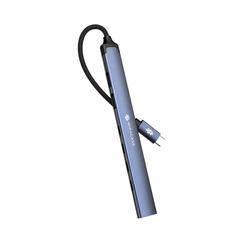 מפצל USB-C עם 7 חיבורים במארז אלומיניום Miracase MHUB540