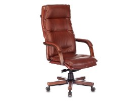 כיסא משרדי - BUROCRAT T-9927 - חום שוקולד