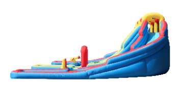 פארק מים מתנפח ענק לילדים עם 3 מגלשות HappyHop מק"ט 9045R