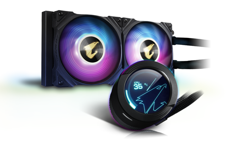 Gigabyte AORUS WATERFORCE X 240 LCD Liquid Cooler