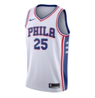 Philadelphia 76ers Nike Association Swingman Jersey - Ben Simmons