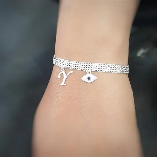 צמיד תחרה עין 😍