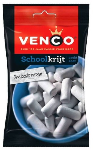 ונקו ליקריץ גיר|Venco Schoolkrijt 152 gram