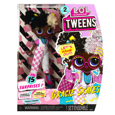 בובת אופנה טווינס עונה 2 LOL TWEENS: GRACIE SKATES