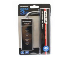 מפצל 4 כניסות USB 3.0 פסיבי