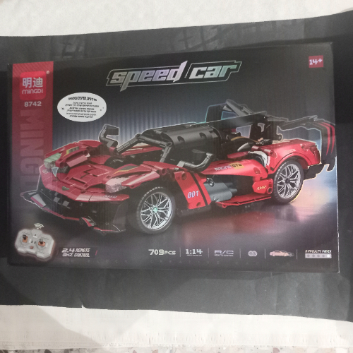 הרכבות טכני מכונית שלט 1:14   להרכבה 709 חלקים -  MINGDI SPEED CAR  8742