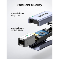 מתאם מדפסת UGREEN 20120 USB-C Female to USB-B Male Adapter