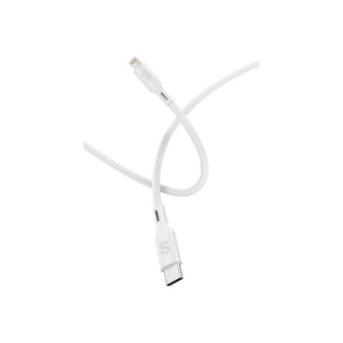 כבל USB-C ל-Lightning ‏20W PD מחומר TPE באורך 1.2 מטר סילבר ליין Silver Line