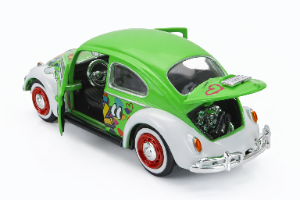 מוטורמקס פולקסווגן חיפושית 1966 Beetle Graffiti Motormax Volkswagen  בקנה מידה 1:24