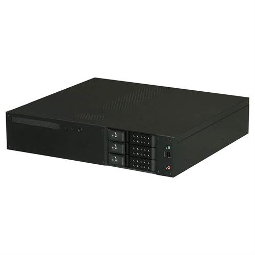 מארז תעשייתי iStarUSA 2U קומפקטי Rackmount ללוחות MicroATX כולל Hot Swap