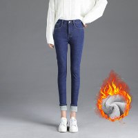 ג'ינס פרווה לייקרה מחמם ומחטב