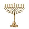 30 ס"מ - חנוכייה קלאסית מנחושת דגם רימונים