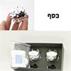 כסף - מפיץ ריח טבליות לרכב בולדוג